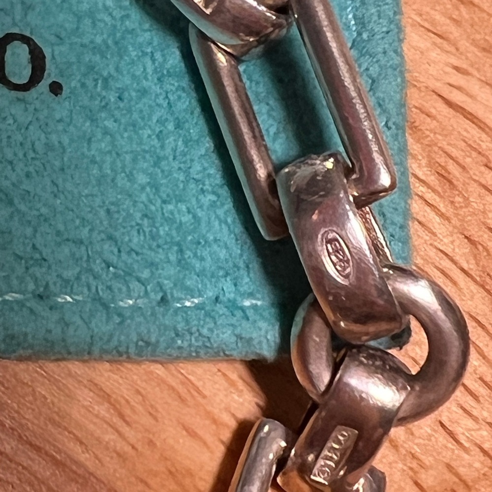 Tiffany & Co. Silver Men's Chain Bracelet - Picture 2 of 2